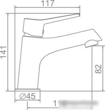 Смеситель Ledeme L1069B