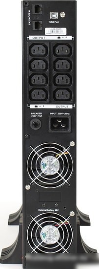 Источник бесперебойного питания ExeGate SinePower UHB-3000.LCD.AVR.C13.RJ.USB.2U