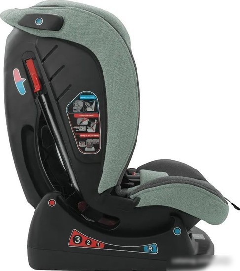 Детское автокресло Indigo Reflex AY913 (зеленый/серый)