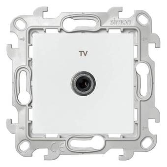 Розетка телевизионная Simon 2450477-030 (белый)