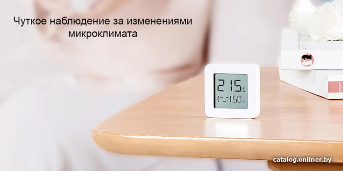 Термогигрометр Xiaomi Mi Temperature and Humidity Monitor 2 LYWSD03MMC (китайская версия)