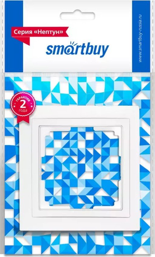 Рамка SmartBuy SBE-05w-Plastic-FR-1