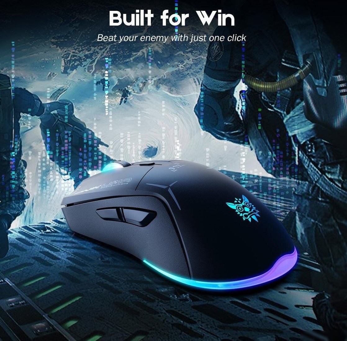 Игровая мышь Onikuma CW917 (черный)