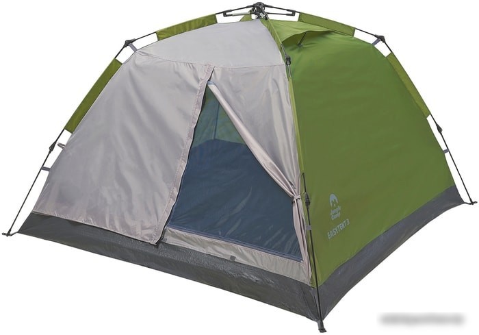 Треккинговая палатка Jungle Camp Easy Tent 3 (зеленый/серый)