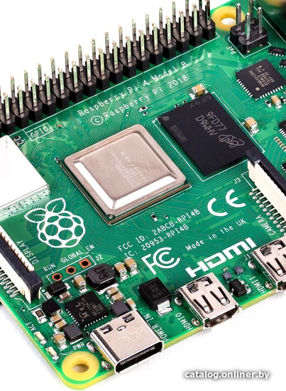 Одноплатный компьютер Raspberry Pi 4 2GB