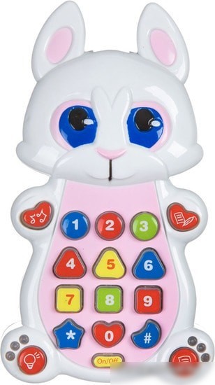 Развивающая игрушка Bondibon Умный телефон. Зайка ВВ4547