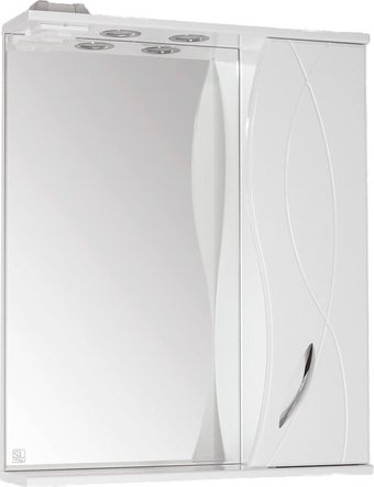 Symbolite Шкаф с зеркалом для ванной Амелия 650 (со светом)