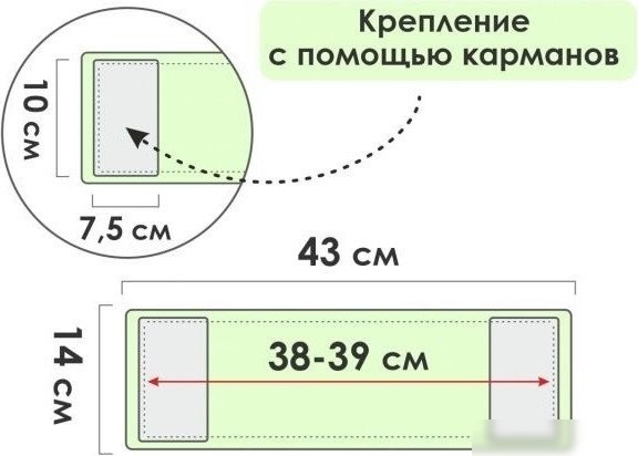 Моп (тряпка) Perfecto Linea 44-431017