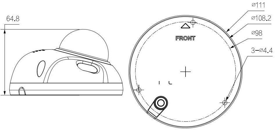 IP-камера Dahua DH-IPC-HDBW3241FP-AS-0210B-S2
