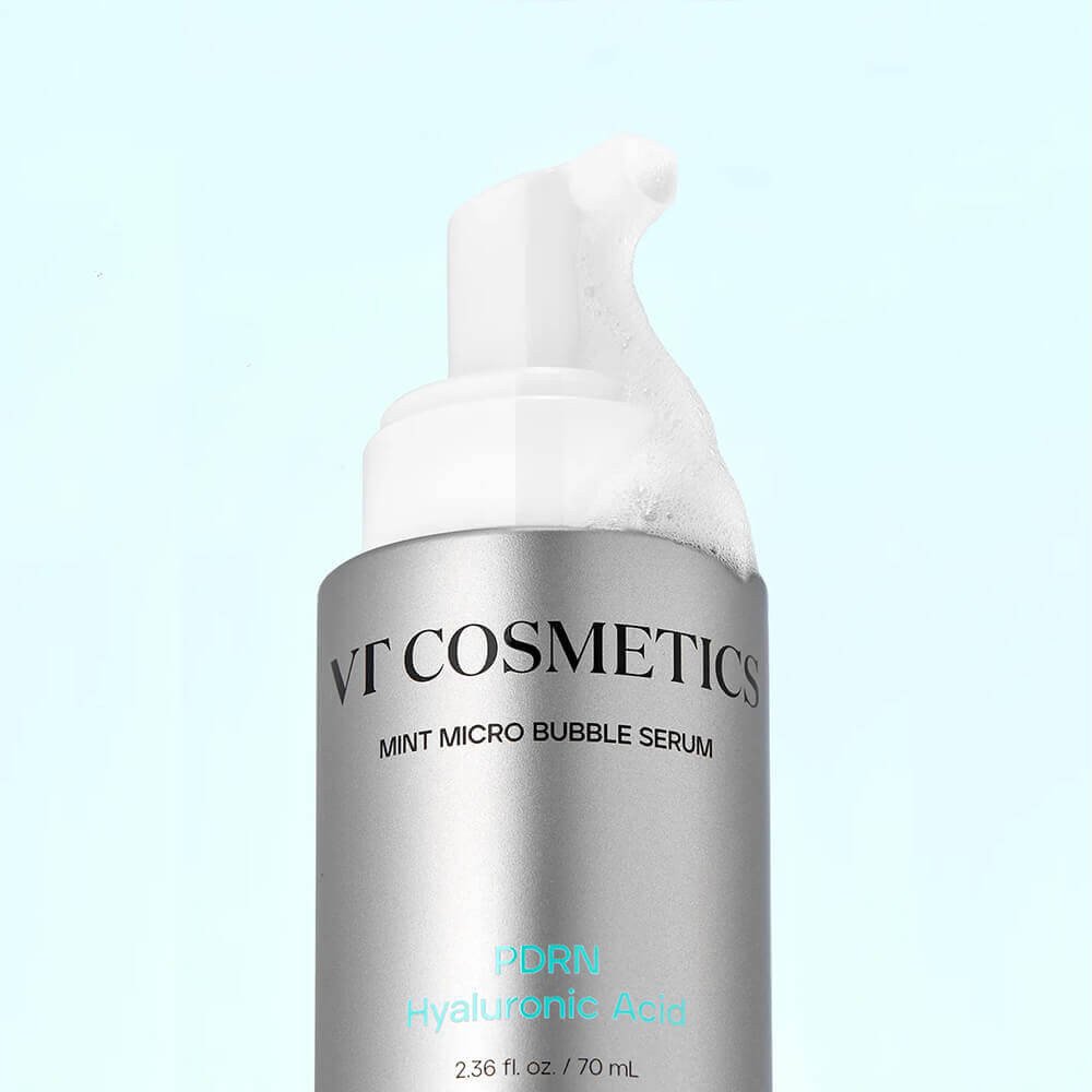 Vt Cosmetics PDRN Hyaluronic Acid Mint Micro Bubble Serum (70 мл)