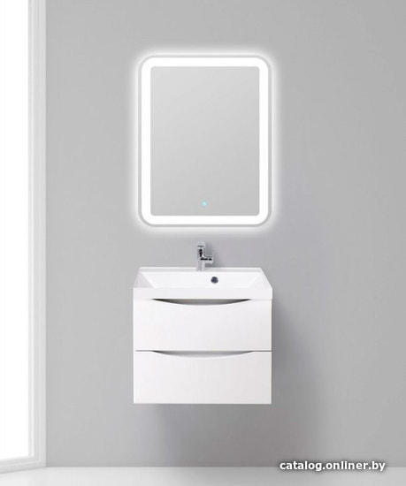BelBagno Тумба под умывальник Marino-600-2C-SO-BO-P (bianco opaco)