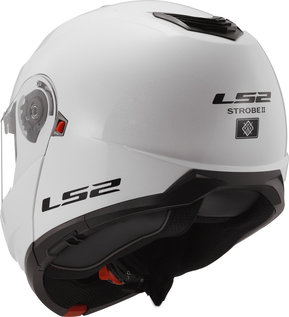 Мотошлем LS2 FF908 Strobe 2 Solid (L, белый глянцевый)