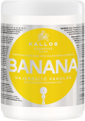 Kallos Cosmetics KJMN Маска банановая с мультивитаминным комплексом 1000 мл