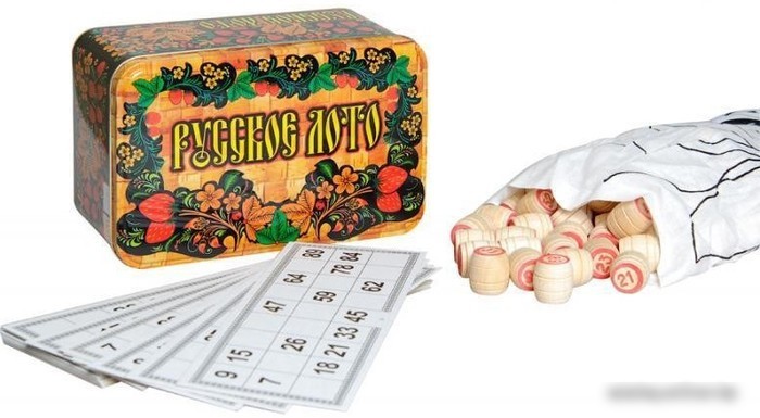 Настольная игра Нескучные игры Русское лото с бочонками