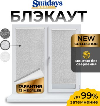 Рулонные шторы Sundays Home LM 97-08 200х185 (светло-серый)