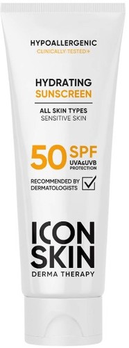 Крем солнцезащитный Icon Skin Увлажняющий SPF 50 для всех типов кожи (75 мл)