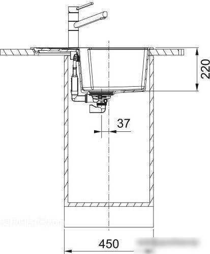 Кухонная мойка Franke Urban UBG 611-62 (черный матовый)