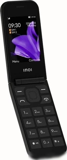 Кнопочный телефон Inoi 284 Flip 4G (черный)