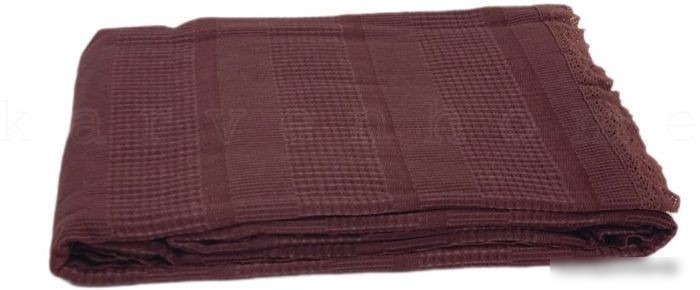 Плед Karven Dantelli Waffle Pike Евро 200x220 Р 931 (бордовый)