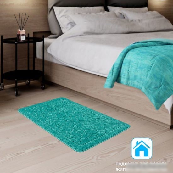 Коврик для ванной Shahintex РР 50x80 (мятный)