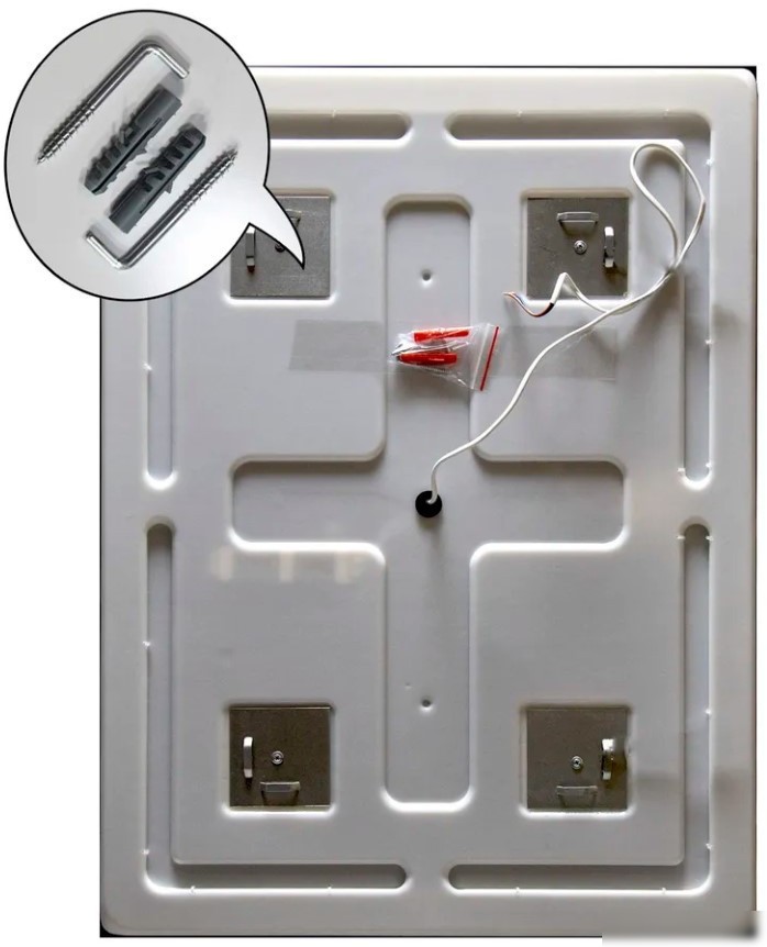 Пекам Зеркало Greta 50x80 greta-50x80B (с подсветкой и бесконтактным сенсором)
