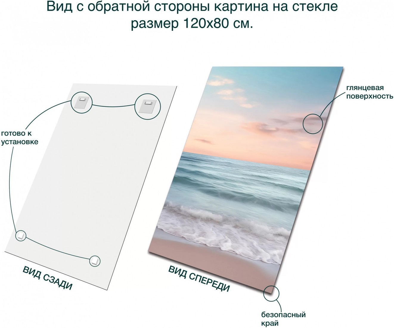 Картина Stamprint Радужный простор SD026 (120x80)