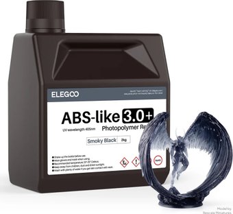 Фотополимер Elegoo ABSlike V3.0+ 2кг (черный дым)
