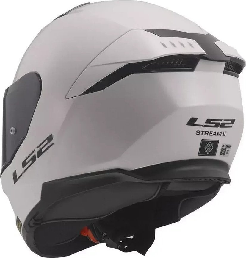 Мотошлем LS2 FF808 Strem II 06 (XL, белый глянцевый)