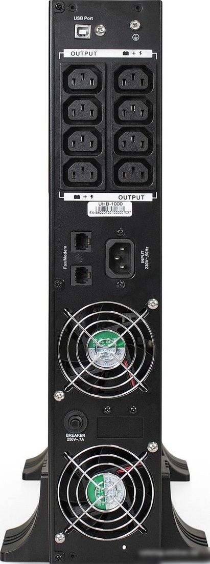 Источник бесперебойного питания ExeGate SinePower UHB-1000.LCD.AVR.C13.RJ.USB.2U