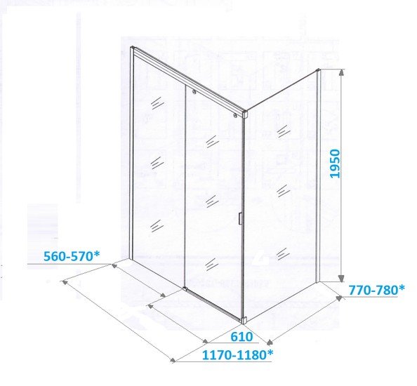 Душевой уголок Cerutti Spa Marbella 120 L 80x120