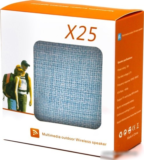 Беспроводная колонка Arka X25 Outdoor (голубой)