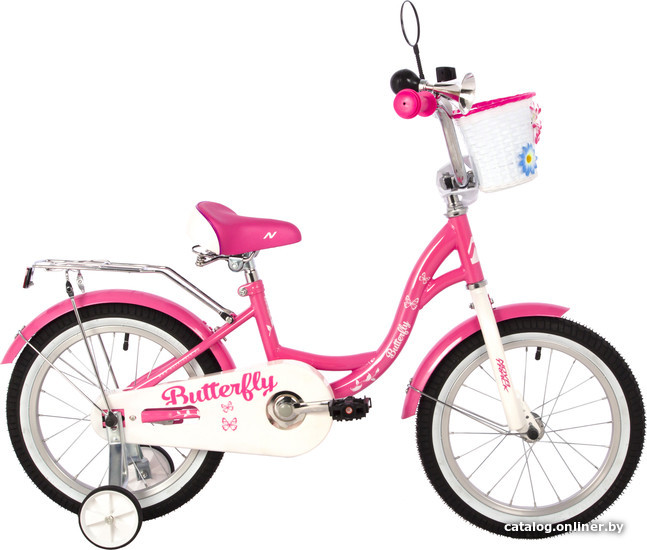 Детский велосипед Novatrack Butterfly 16 2023 167BUTTERFLY.PN23 (розовый)