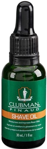 Масло для бороды Clubman Натуральное для бритья Shave Oil 30 мл