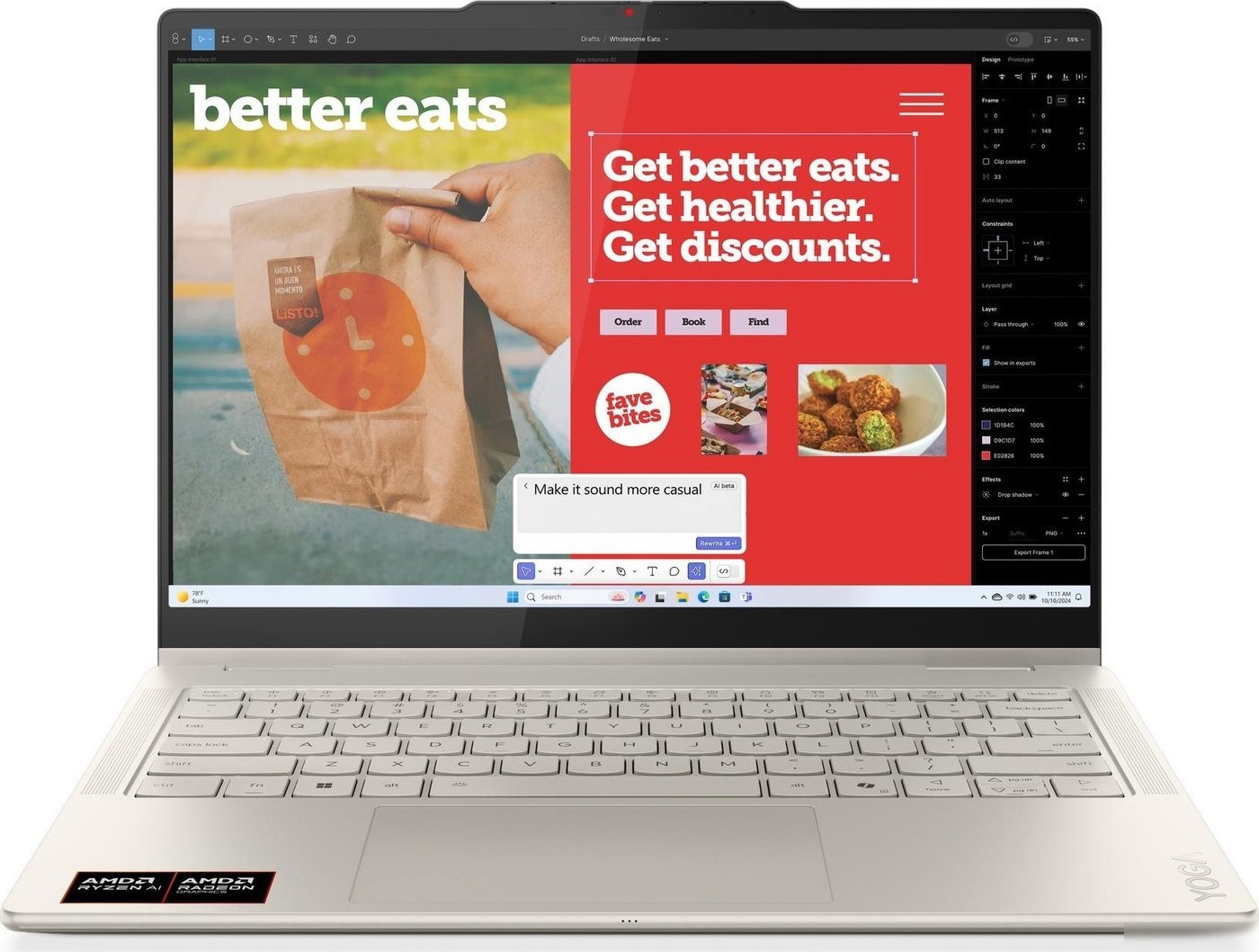 Ноутбук 2-в-1 Lenovo Yoga 7 2-in-1 14AKP10 83JR0060RK Win 11 Pro