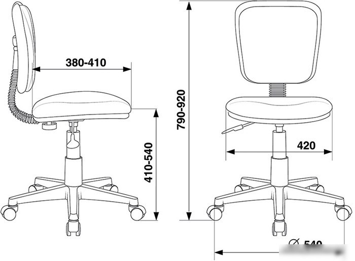 Компьютерное кресло Бюрократ CH-W204NX/26-31 (розовый)