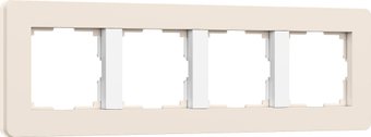 Рамка Werkel Split W0043066 (айвори/белый, Soft-Touch)