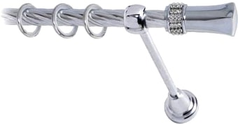 Lm Decor Севилла (хром, витая, 1.8м 16мм, 1 ряд)