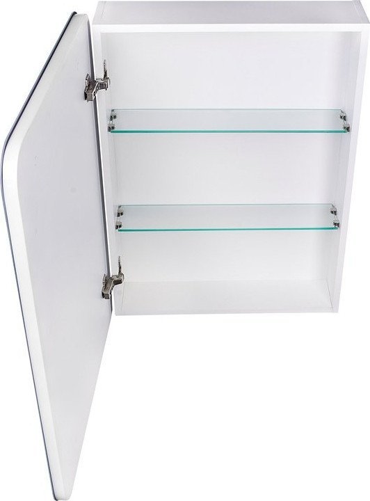 Symbolite Шкаф с зеркалом для ванной Каре 50x80 левое (с подсветкой, сенсор на зеркале)