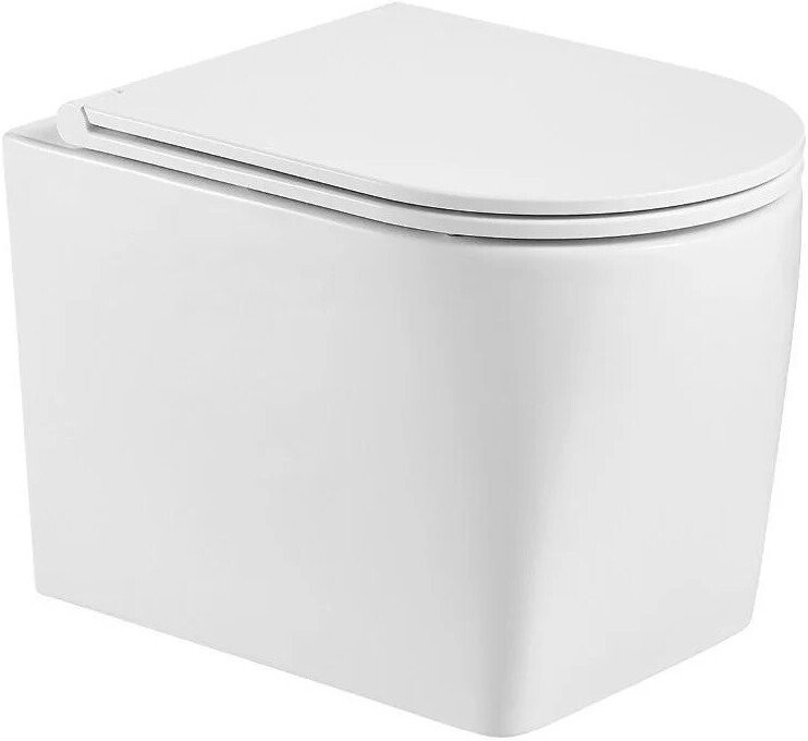 Унитаз подвесной WeltWasser Amberg 506 ST + Nesenbach 004 GL-WT + Amberg RD-BL