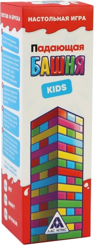 Настольная игра Лас Играс Падающая башня. Kids 4571709