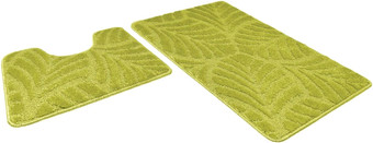 Набор ковриков Shahintex Актив Icarpet 001 60x100/60x50 836130 (салатный 58)