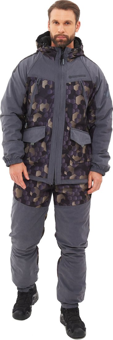 Костюм Huntsman Горка Люкс -15°C Серый/001 Исландия/Alova (р.44-46/182-188)