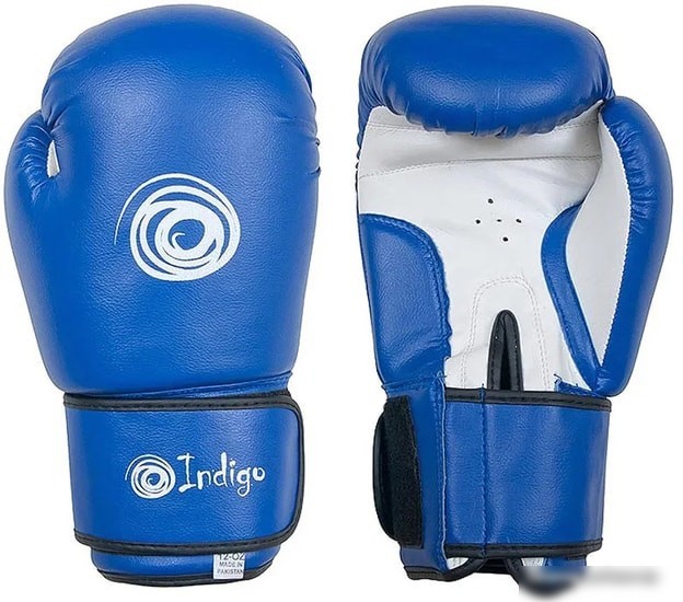 Перчатки для единоборств Indigo PS-799 (6 oz, синий)