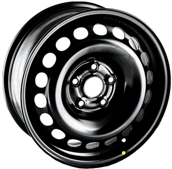 Штампованные диски Eurodisk 64H38D 15x6" 5x100мм DIA 57.1мм ET 38мм Black