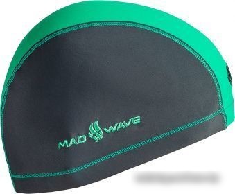 Шапочка для плавания Mad Wave Lycra Doutone (зеленый)
