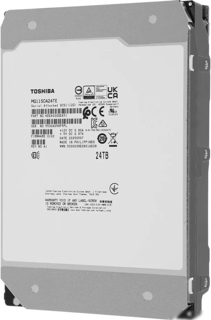 Жесткий диск Toshiba MG11 24TB MG11SCA24TE