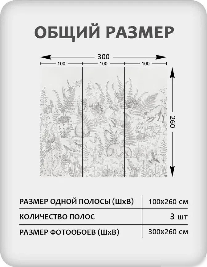 Фотообои Mio Tesoro Biom 19 (300x260)