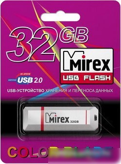 USB Flash Mirex KNIGHT WHITE 32GB (13600-FMUKWH32)