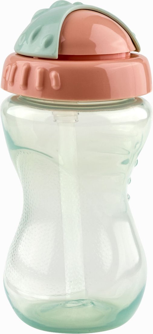 Поильник Be Baby C-6 (300мл, бирюзовый/оранжевый)