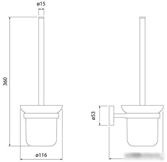 Ершик для унитаза IDDIS Sena SENSSG0i47
